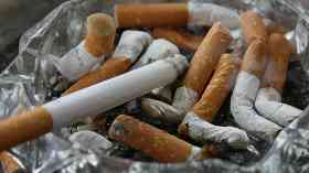 Cigarettes in an ashtray
