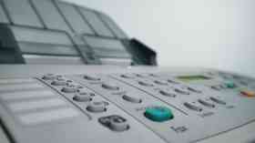 Hancock targets fax machine transformation in speech