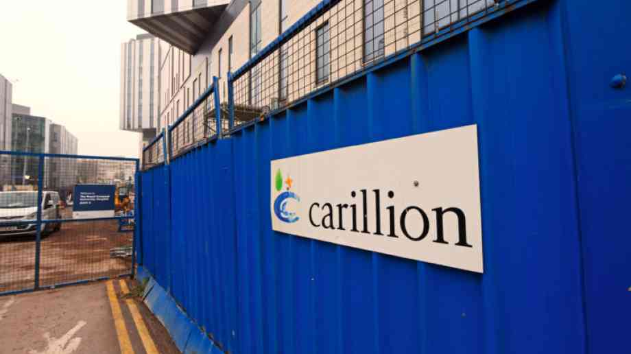 Carillion collapse hospitals delayed by further years