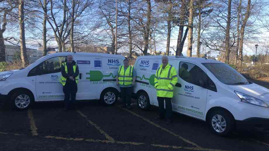 New investment into electric fleet for NHS Lothian