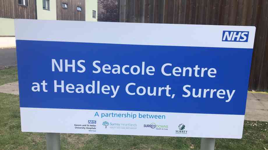 Temporary NHS Community Hospital in Surrey