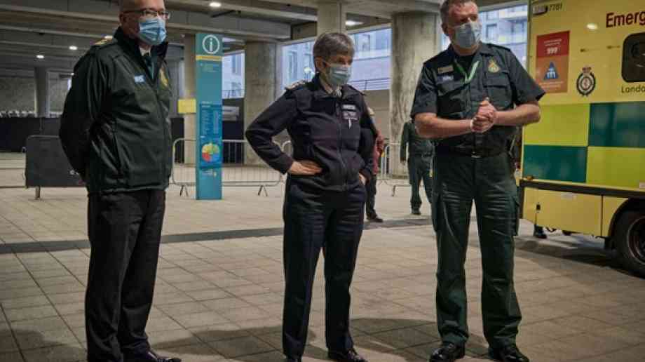 London’s blue-light services join together