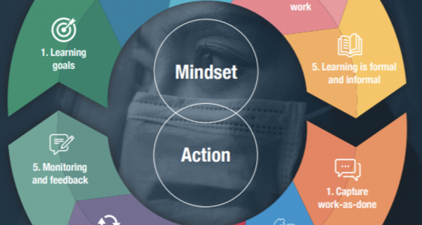 Figure 1.  Mindset and Action: two key areas in achieving effective organisational learning